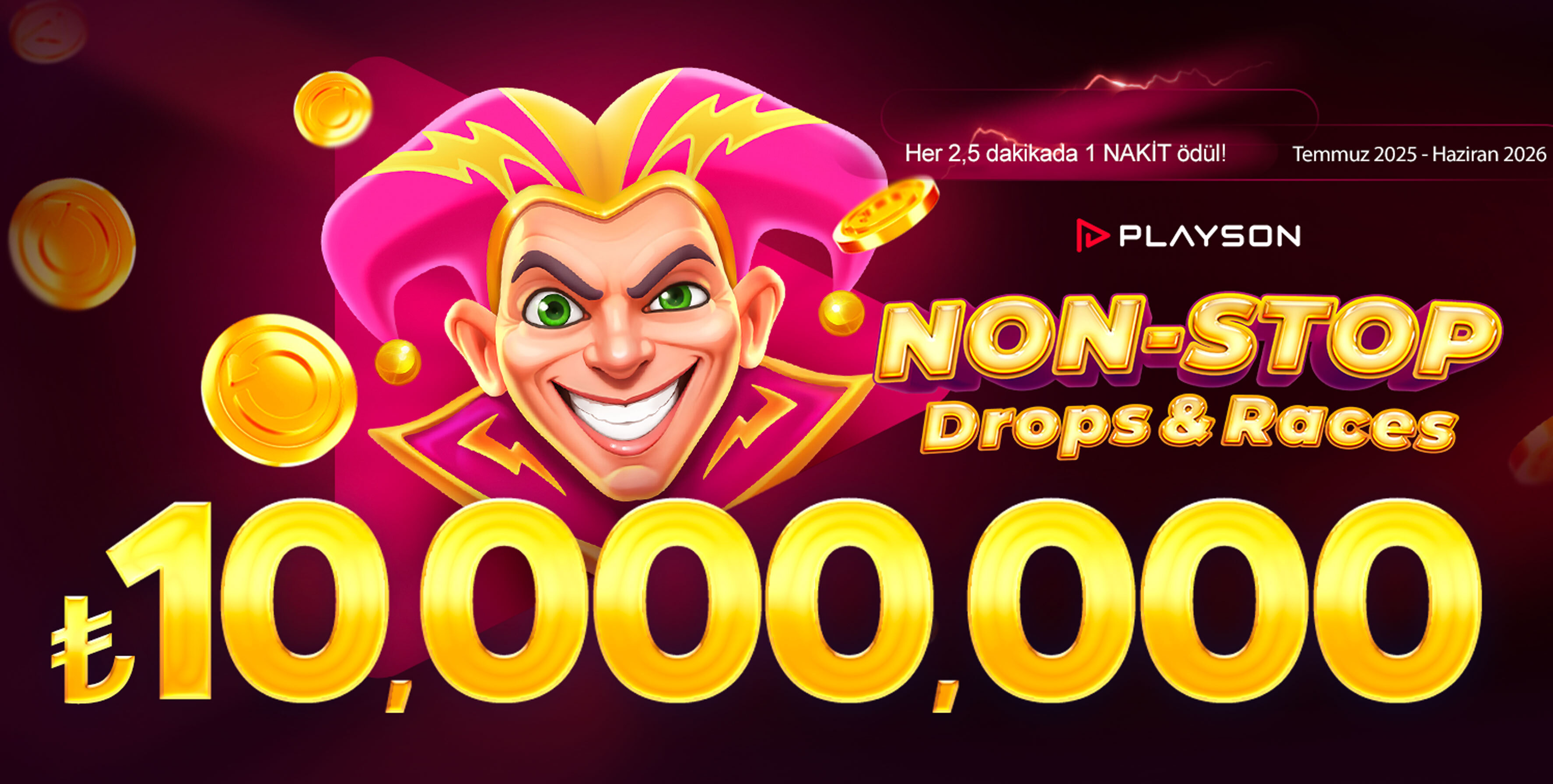 Playson Non-Stop Drop Turnuvası