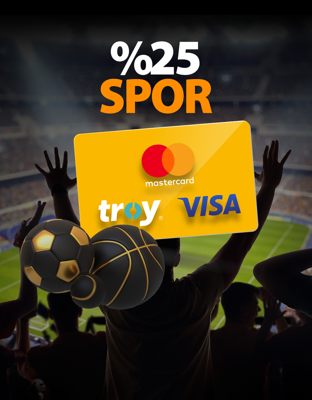 🔸 %25 Kredi Kartı Spor Bonusu