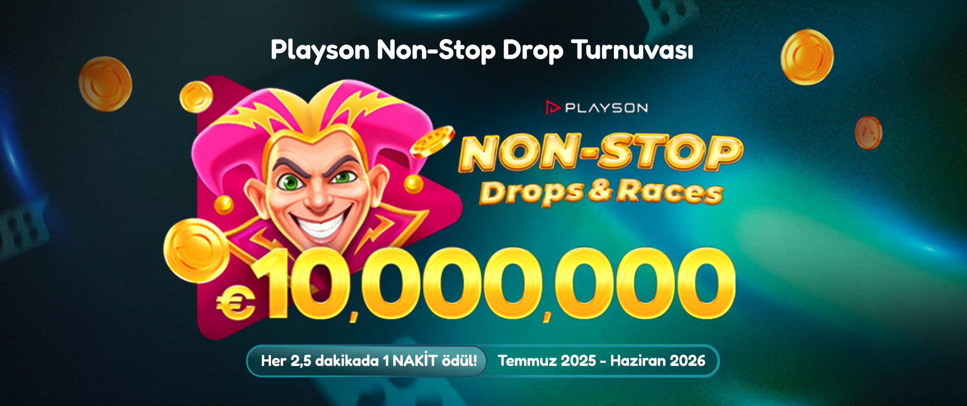 Playson Non-Stop Drop Turnuvası